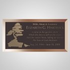 Bonsai Tree Bronze Plaque