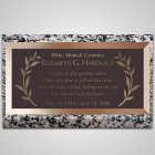 Tree Branches Bronze Plaque