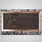 Graceful Bronze Plaque