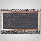 Graceful Bronze Plaque