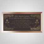 Roses Bronze Plaque