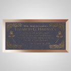 Roses Bronze Plaque