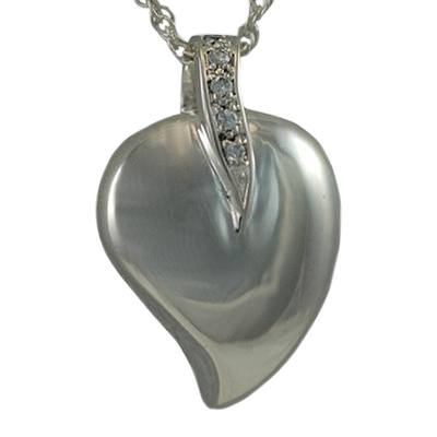 Indented Heart Keepsake Pendant III