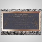 Floral Bronze Plaque