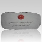 Forever Remembered and Missed Pet Memory Stone