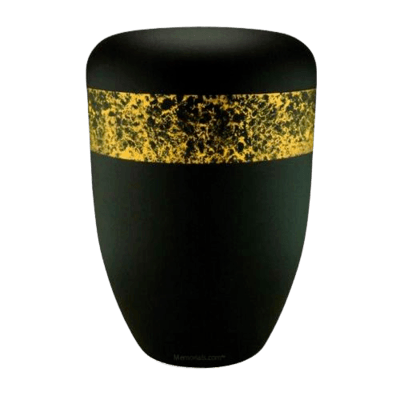 Speckled Yellow Biodegradable Urn