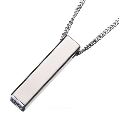 Titanium Modern Cremation Pendant