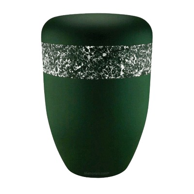 Emerald Silver Biodegradable Urn