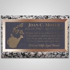 Garden Butterflies Bronze Plaque