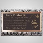 Gardening Bronze Plaque