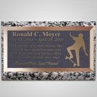 Skateboarding Bronze Plaque 