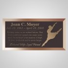 Ballerina Bronze Plaque