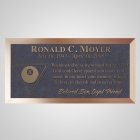 Eightball Bronze Plaque