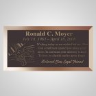 Musical Bronze Plaque