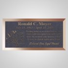 Musical Bronze Plaque