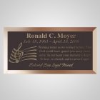 Musician Bronze Plaque