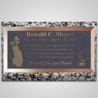 Golfing Bronze Plaque