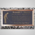 Tee Off Bronze Plaque