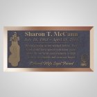 Golf Clubs Bronze Plaque