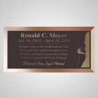 Climber Bronze Plaque