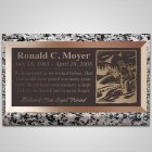 Fisherman Bronze Plaque