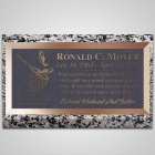 Double Catch Bronze Plaque