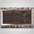 Motorcycle Bronze Plaque