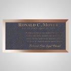 Rider Bronze Plaque