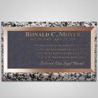 Rider Bronze Plaque