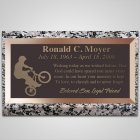 Wheelie Bronze Plaque