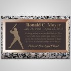 Homerun Bronze Plaque