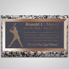 Homerun Bronze Plaque