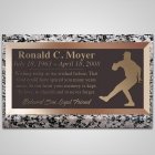 Pitcher Bronze Plaque