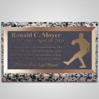 Pitcher Bronze Plaque