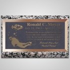 Scuba Diver Bronze Plaque