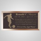 Goal Bronze Plaque