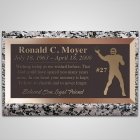 Football Bronze Plaque