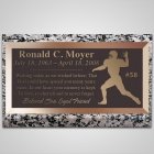 Touchdown Pass Bronze Plaque