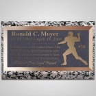 Touchdown Pass Bronze Plaque