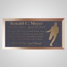 Basketball Star Bronze Plaque