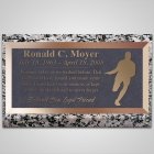 Basketball Star Bronze Plaque