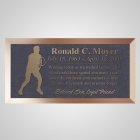 Tennis Bronze Plaque