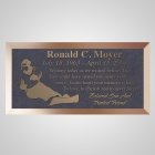 Snowboarder Bronze Plaque