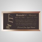 Sailboat Bronze Plaque