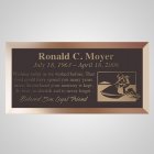 Jet Ski Bronze Plaque