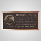 Water Ski Bronze Plaque