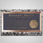 Volleyball Bronze Plaque
