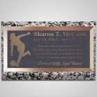 Woman Bowler Bronze Plaque