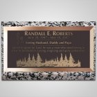 Pine Forest Bronze Plaque