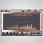 Pine Forest Bronze Plaque